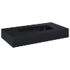 Elita DIMPLE Umywalka 80 ścienna MARMUR BLACK MATT 168855 / RE040800027160